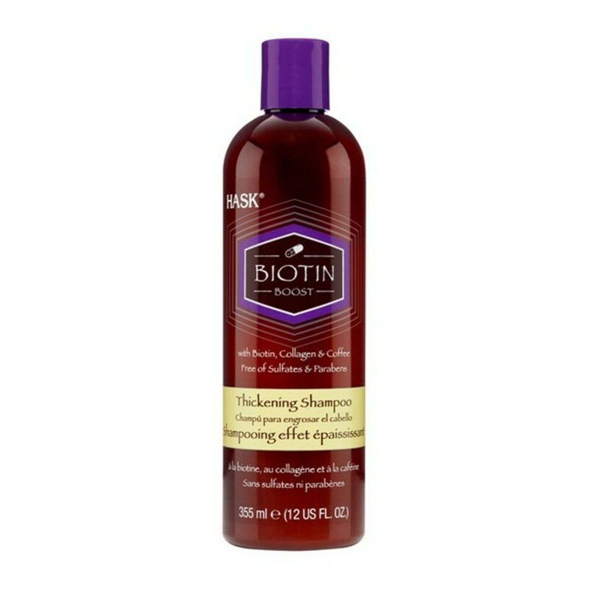 Tuuheuttava shampoo HASK (355 ml)