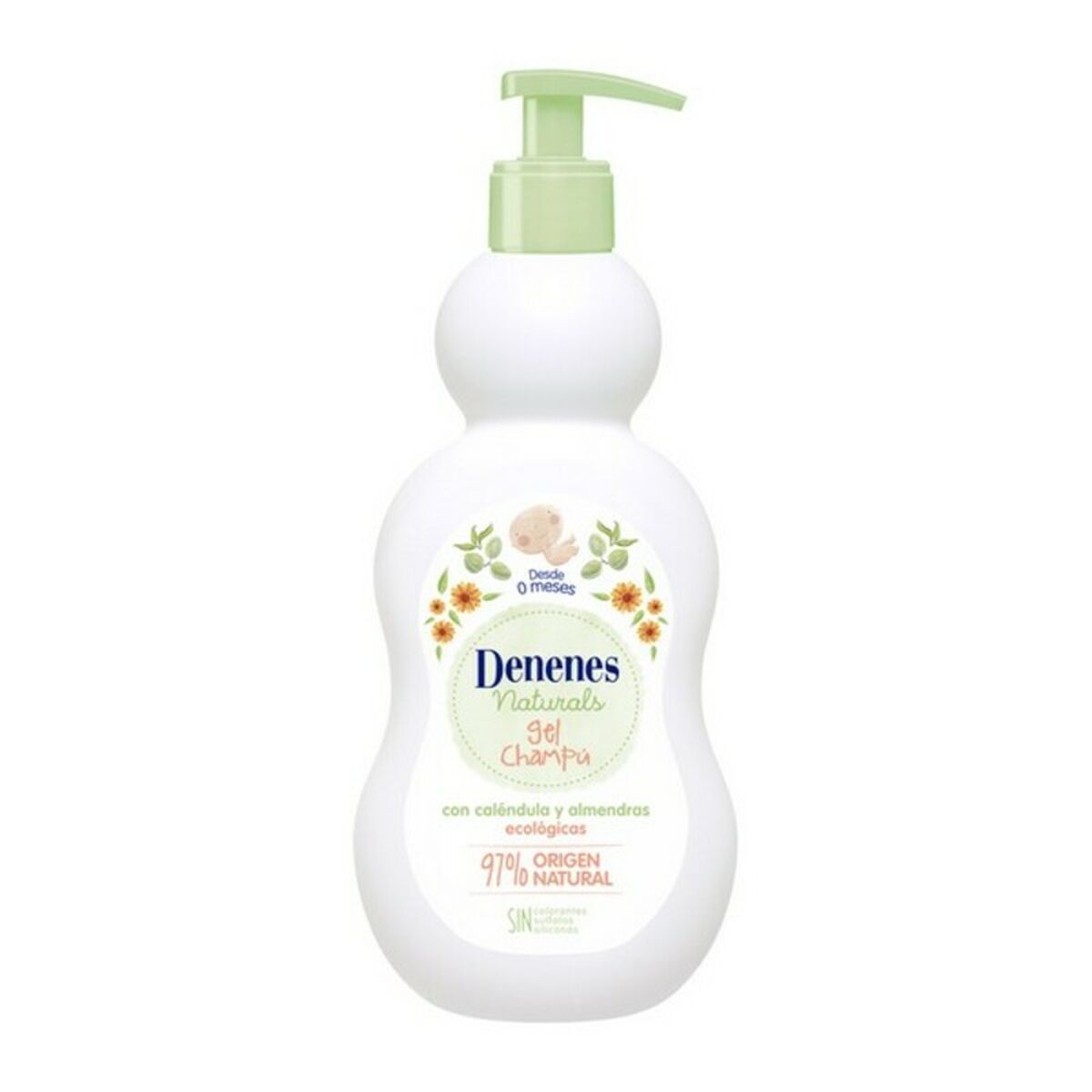 2-in-1 geeli ja shampoo Natural Denenes 200032 (400 ml) 400 ml