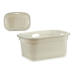 Basket 986485 White Plastic 25 L 42,5 x 25,5 x 63,5 cm