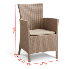 Keter Garden chair Iowa cappuccino