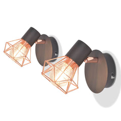 Seinävalaisin 2 Kpl 2 Led-Hehkulampulla 8 W
