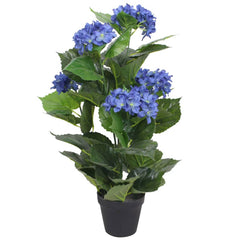 Tekokukka ruukulla hortensia 60 cm sininen