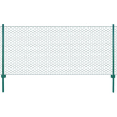Verkkoaita Tolpilla Teräs 25X0,75 M Vihreä