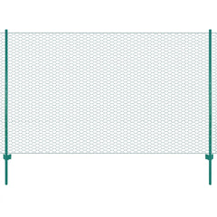 Verkkoaita Tolpilla Teräs 25X0,75 M Vihreä