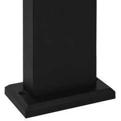 Led-Ulkovalo 9 W Musta Soikea