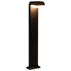 Led-Ulkovalo 9 W Musta Soikea
