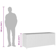 Puutarhan Säilytyslaatikko 150X50X60 Cm Polyrottinki