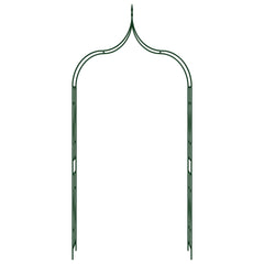 Garden arch dark green 120x38x258 cm iron