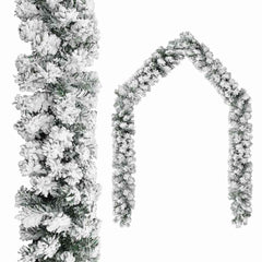 Jouluköynnös Led-Valoilla Vihreä Pvc
