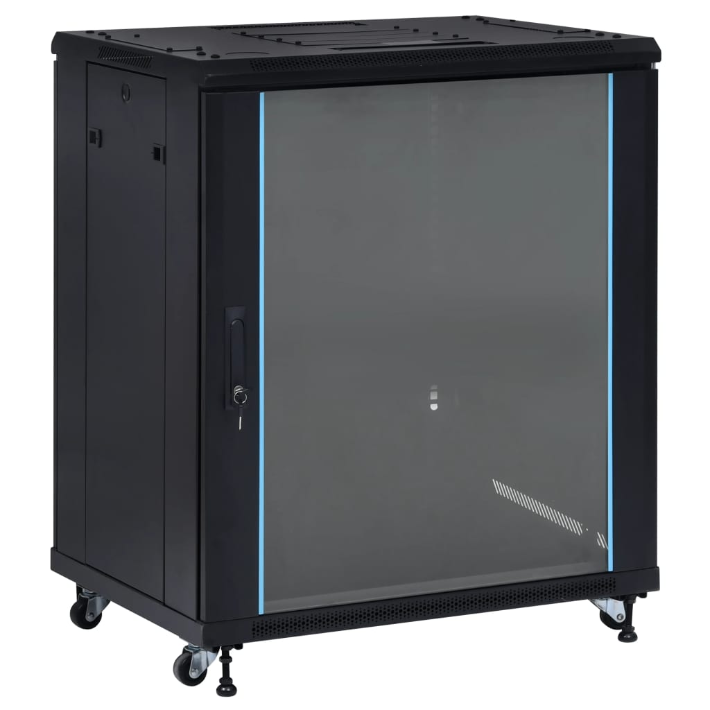 18U Verkkolaitekaappi Kääntyvät Jalat 19&quot; Ip20 60X60X100 Cm
