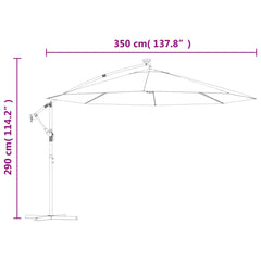 Aurinkovarjo Led-Valoilla