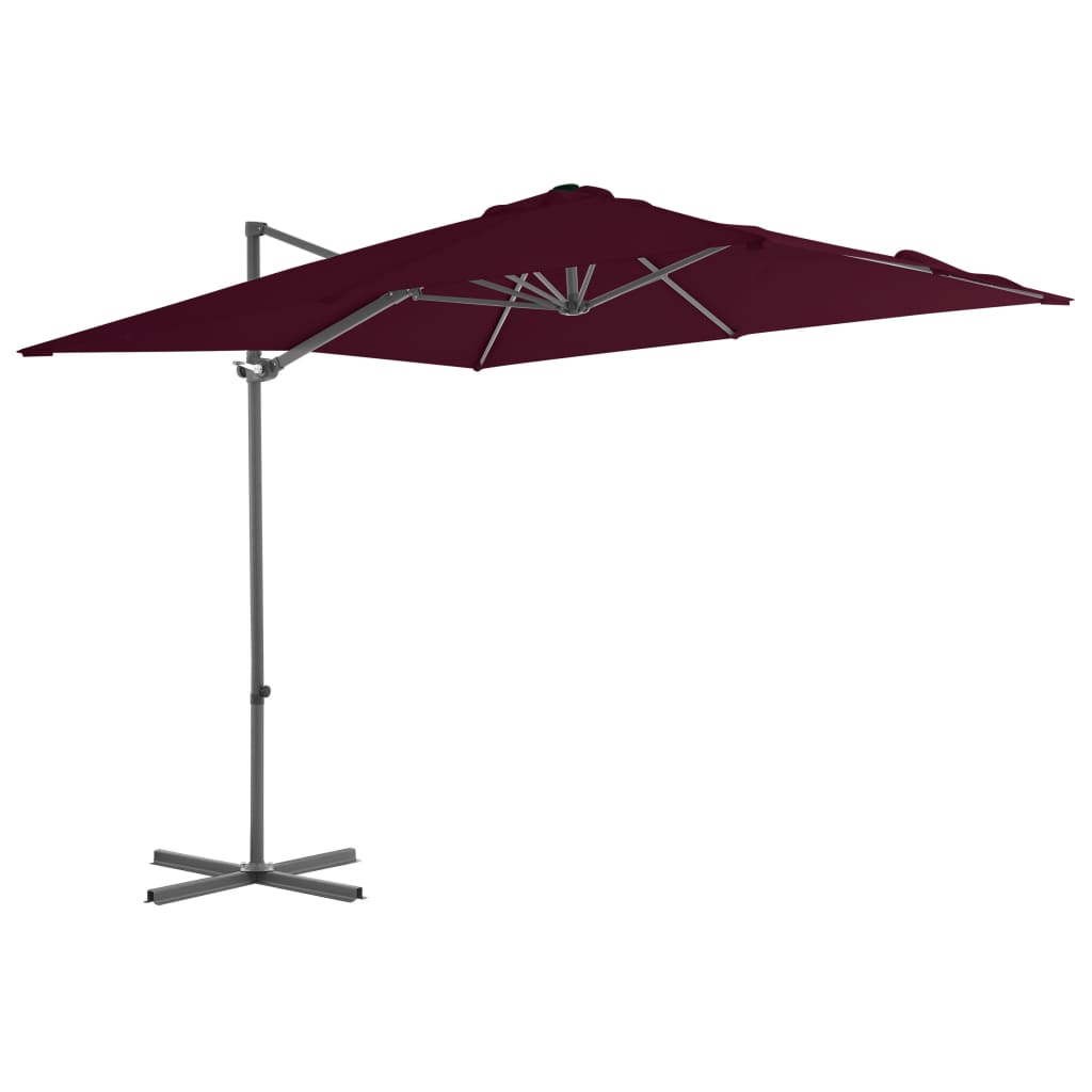 Aurinkovarjo Cantilever Terästolpalla 300 Cm