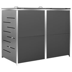 Kahden Roska-Astian Vaja 138X77,5X112,5 Cm Ruostumaton Teräs