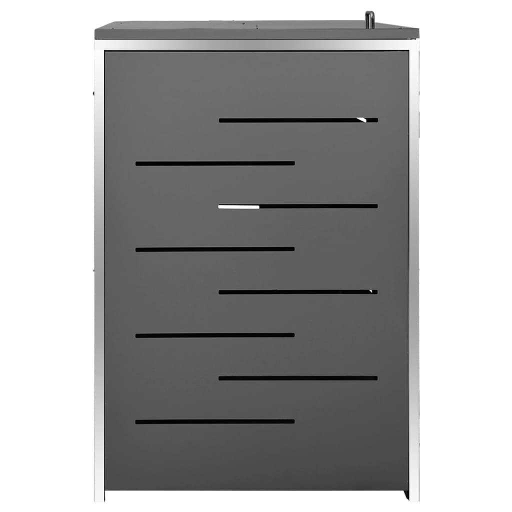 Neljän Roska-Astian Vaja 276,5X77,5X112,5 Cm Ruostumaton Teräs
