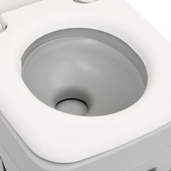 Kannettava Retki Wc Harmaavalkoinen 10+10 L Hdpe