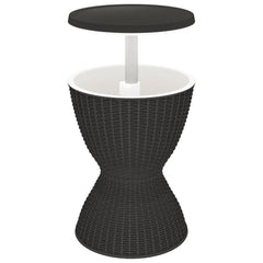 3-in-1 Cold table black polypropylene