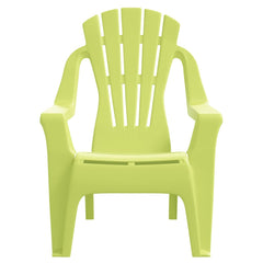 Garden chairs 2 pcs for children green 37x34x44 cm PP wood style