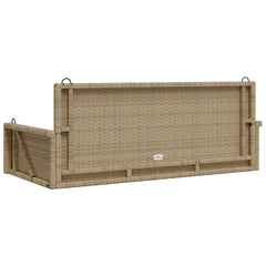 Keinupenkki beige polyrottinki 119x56x48 cm