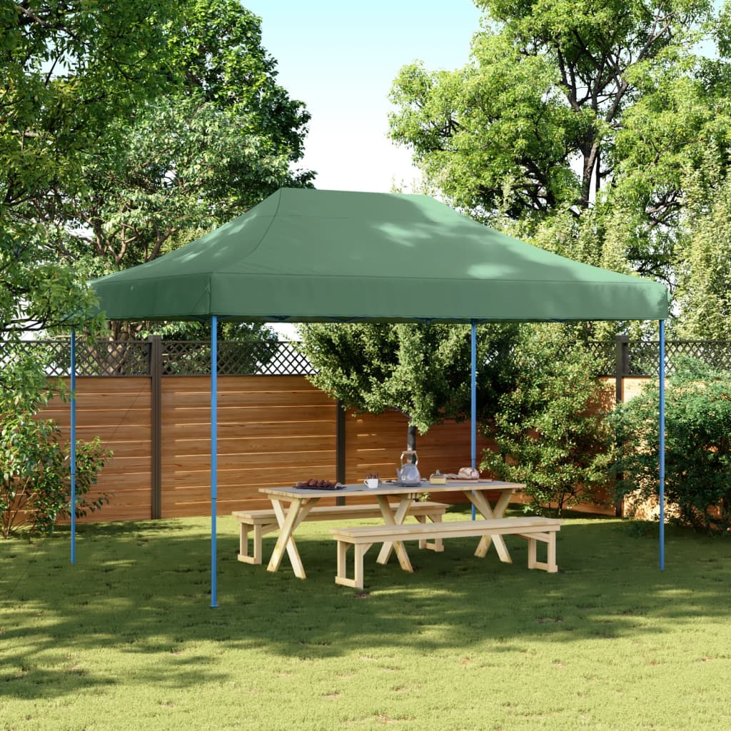 Taitettava Pop-Up Juhlateltta Oranssi 410X279X315 Cm