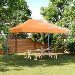 Taitettava Pop-Up Juhlateltta Oranssi 410X279X315 Cm