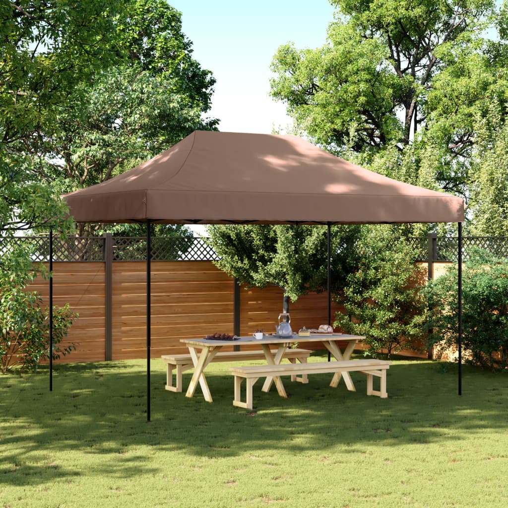 Taitettava Pop-Up Juhlateltta Oranssi 410X279X315 Cm