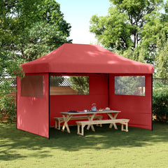 Taitettava Pop-Up Juhlateltta Oranssi 410X279X315 Cm