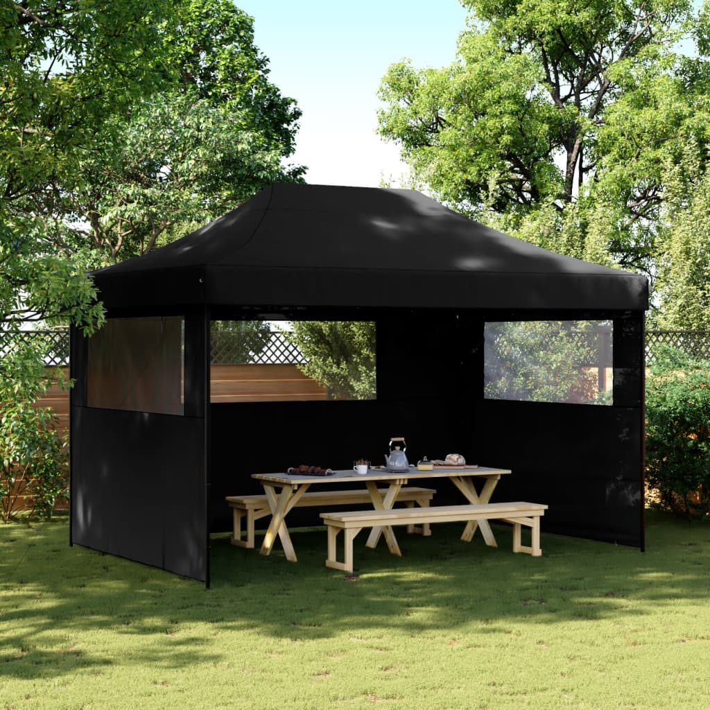 Taitettava Pop-Up Juhlateltta Oranssi 410X279X315 Cm