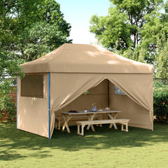 Taitettava Pop-Up Juhlateltta Oranssi 410X279X315 Cm