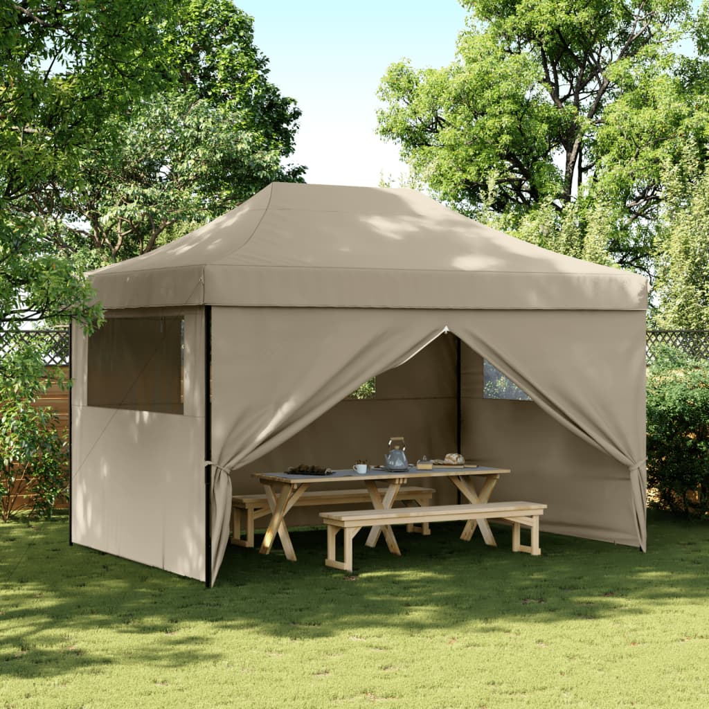 Taitettava Pop-Up Juhlateltta Oranssi 410X279X315 Cm