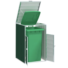 Wheelie Bin Säilytys Triple Bins 216X81X115Cm Teräs