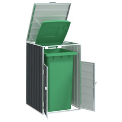 Wheelie Bin Säilytys Triple Bins 216X81X115Cm Teräs