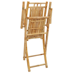 Taitettavat puutarhatuolit 4 kpl 53x66x99 cm bambu