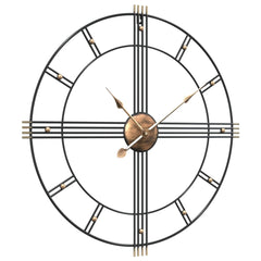 Seinäkello Musta Ø60 Cm Rauta
