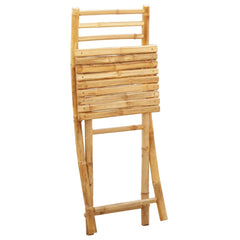 Taitettavat puutarhatuolit 2 kpl 43x54x88 cm bambu