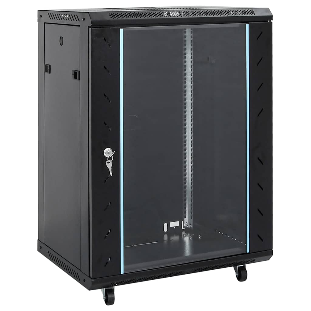 18U Verkkolaitekaappi Kääntyvät Jalat 19&quot; Ip20 60X60X100 Cm