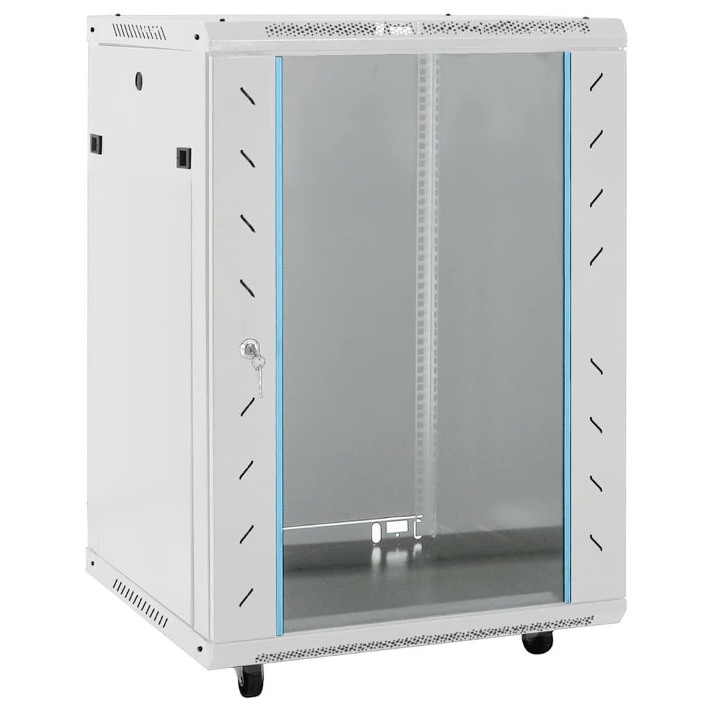 18U Verkkolaitekaappi Kääntyvät Jalat 19&quot; Ip20 60X60X100 Cm