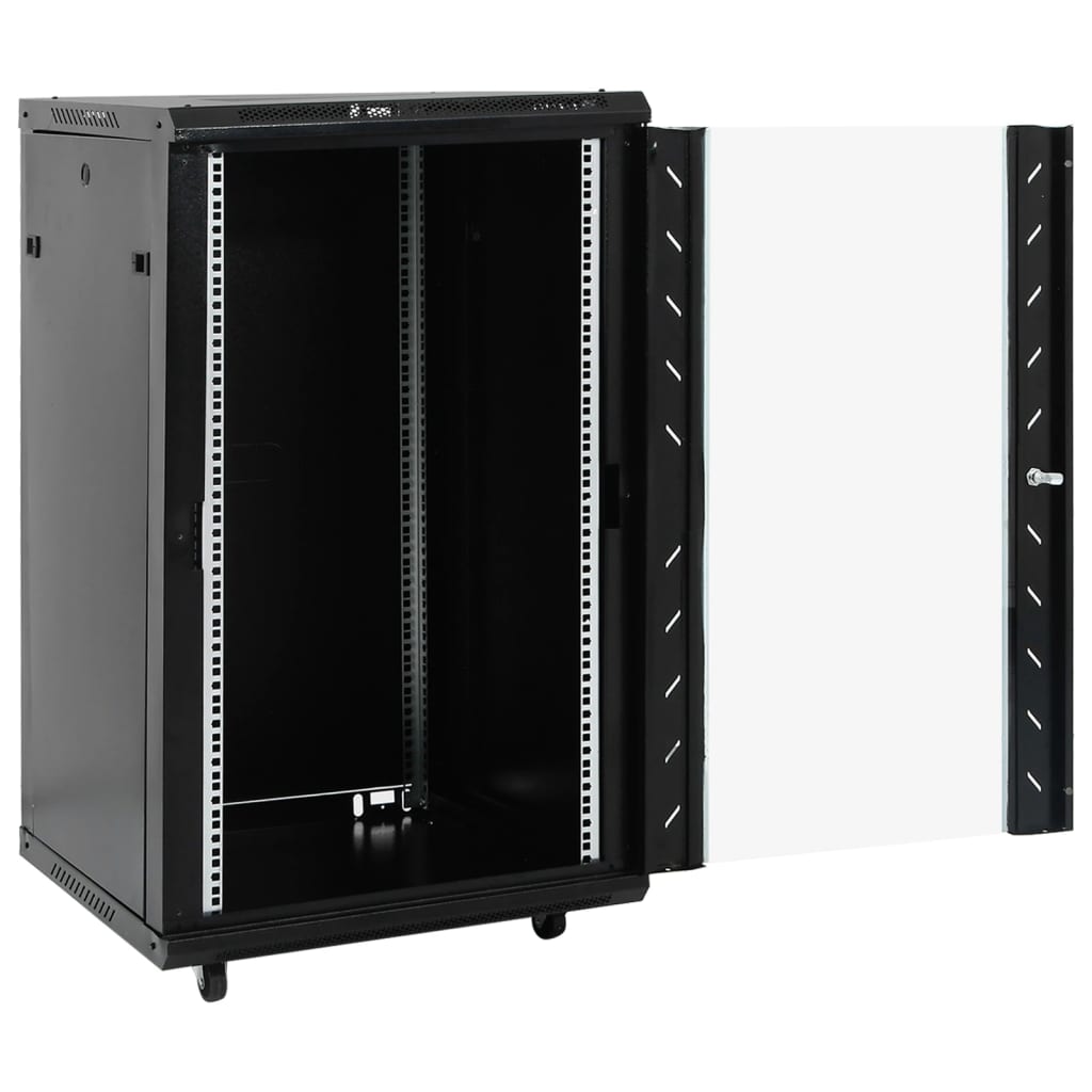 18U Verkkolaitekaappi Kääntyvät Jalat 19&quot; Ip20 60X60X100 Cm
