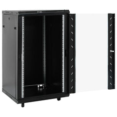 18U Verkkolaitekaappi Kääntyvät Jalat 19&quot; Ip20 60X60X100 Cm