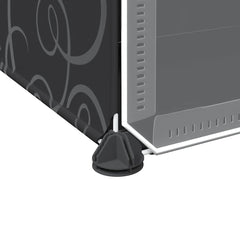 Säilytyslokero 9 Kuutiolla Ja Ovilla Musta Pp