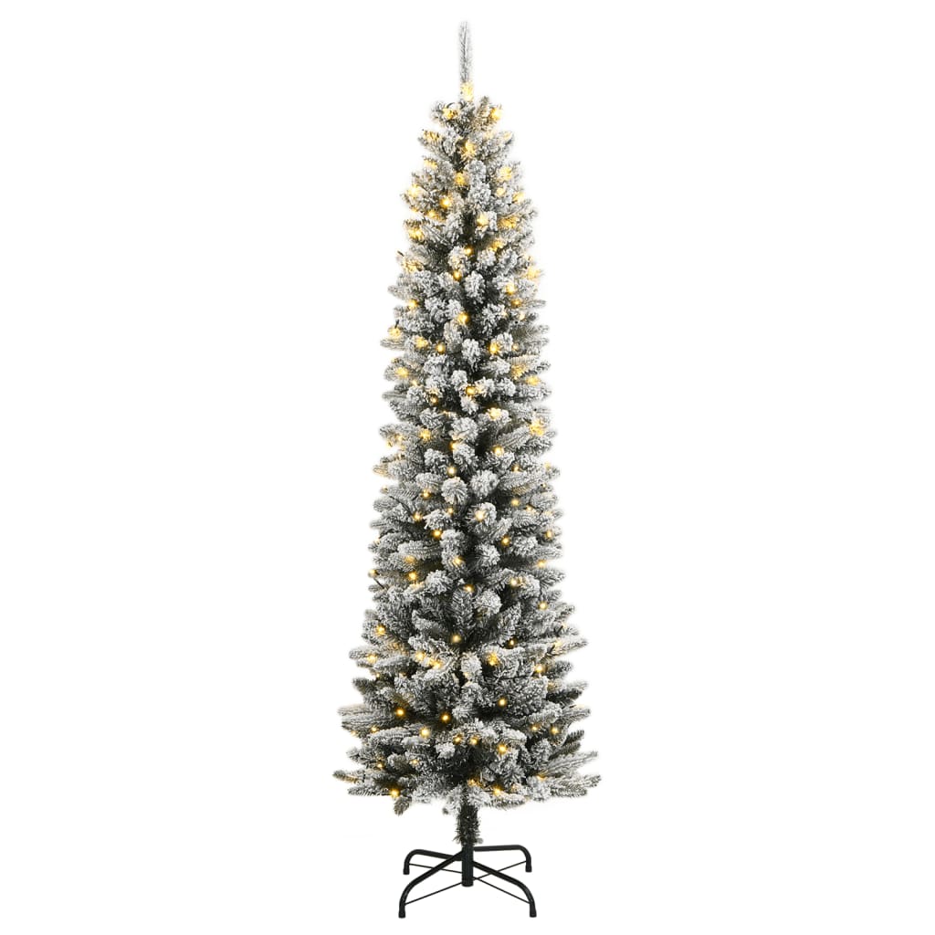 Tekojoulukuusi Lumihuurteella 300 Led-Valoa
