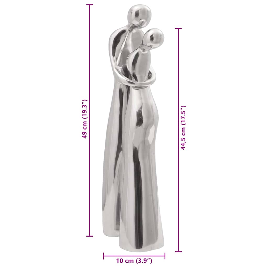 Veistos Hopea 10 X 16 X 49 Cm Alumiini