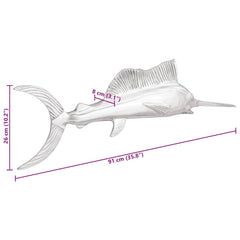 Veistos Hopea 91 X 8 X 26 Cm Alumiini