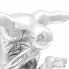 Veistos Hopea 91.5 X 32 X 33 Cm Alumiini