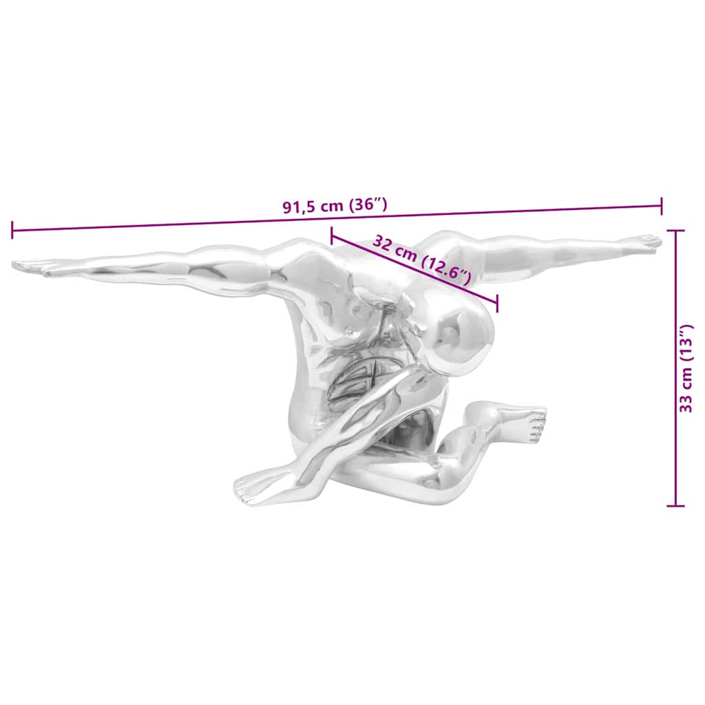Veistos Hopea 91.5 X 32 X 33 Cm Alumiini