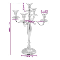 Kynttilänjalka Hopea 29 X 29 X 40 Cm Alumiini