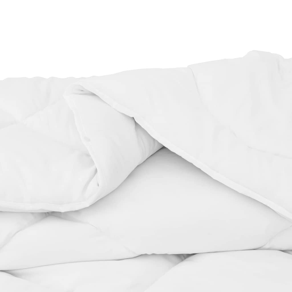 Peitto Setti Tyynyllä 3 Pcs Valkoinen 240 X 220 Cm Mikrokuitu