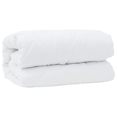Peitto Setti Tyynyllä 3 Pcs Valkoinen 240 X 220 Cm Mikrokuitu