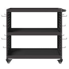 Työkalukärry Musta 75 X 35 X 73 Cm Kylmävalssattu Teräs
