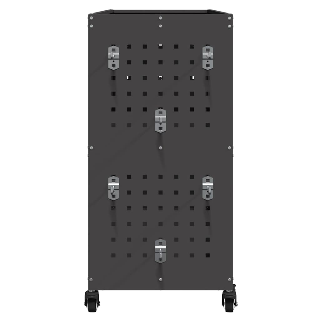 Työkalukärry Musta 75 X 35 X 73 Cm Kylmävalssattu Teräs