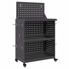 Työkalukärry Musta 65 X 35 X 111 Cm Kylmävalssattu Teräs
